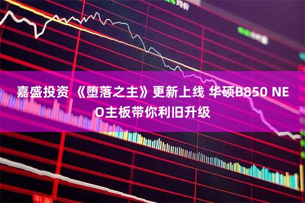 嘉盛投资 《堕落之主》更新上线 华硕B850 NEO主板带你利旧升级